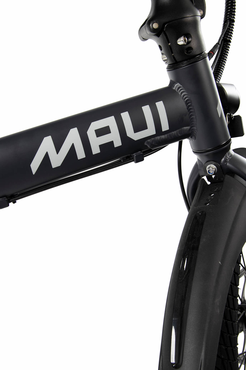 Chargez l&#39;image dans la visionneuse de la galerie, Maui MBFB02BLK - Vélo électrique pliant 350w noir
