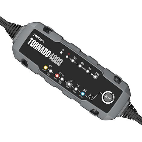 Topdon T4000 - Tornado 4000 Battery Charger - RACKTRENDZ