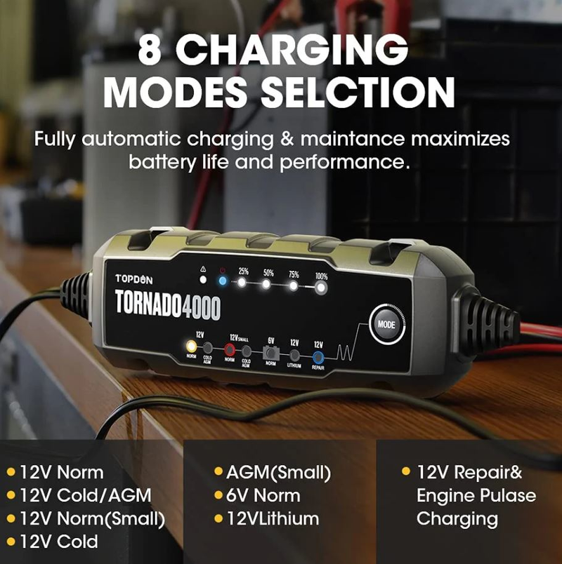 Load image into Gallery viewer, Topdon T4000 - Tornado 4000 Battery Charger - RACKTRENDZ
