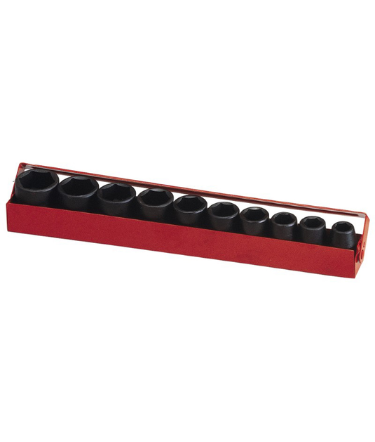Genius TF-005 - 10 Piece 1/2″ Dr. SAE Impact Socket Set Cr-V