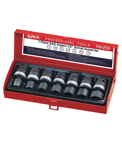 7PC UNIV. IMPACT JOINT SET SAE