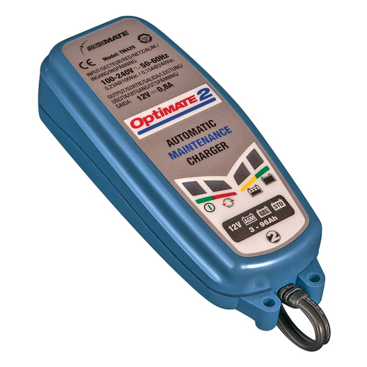 Techmate TM-421 - Optimate2, 12V 0.8A Battery Charger Maintainer - RACKTRENDZ
