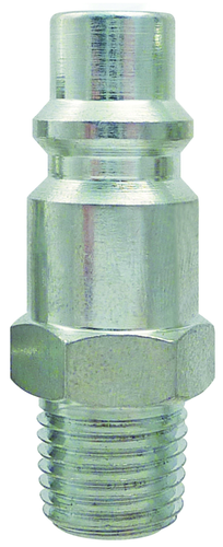 Topring 21-242-100 - 3/8 Industrial Plug Zinc Plated Steel 1/4 M NPT - RACKTRENDZ