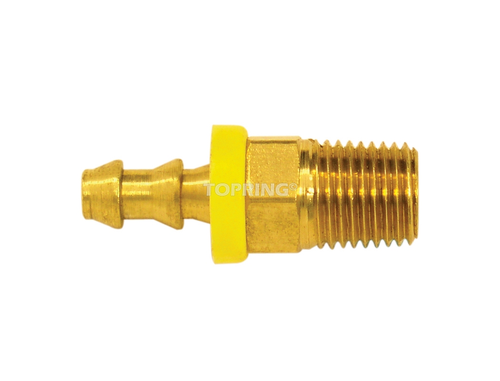 Raccord mâle Topring pour tuyau cannelé verrouillable 1/4 x 1/4(m)npt 100/cse