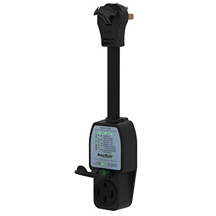 50A PORTABLE SURGE GUARD WITH COVER - RACKTRENDZ