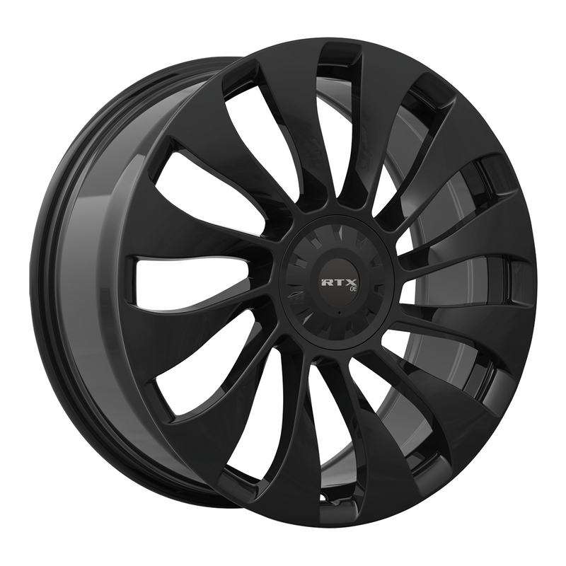 Chargez l&#39;image dans la visionneuse de la galerie, RTX® (OE) • 083214 • TS02 • Satin Black • 19x8.5 5x114.3 ET35 CB64.1
