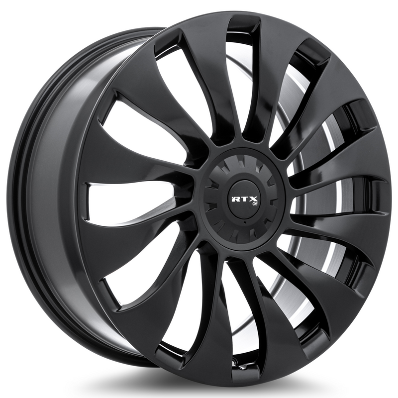 Chargez l&#39;image dans la visionneuse de la galerie, RTX® (OE) • 083214 • TS02 • Satin Black • 19x8.5 5x114.3 ET35 CB64.1
