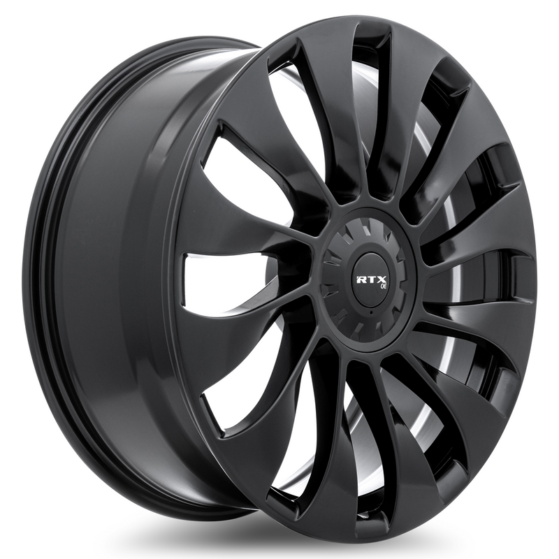 Chargez l&#39;image dans la visionneuse de la galerie, RTX® (OE) • 083214 • TS02 • Satin Black • 19x8.5 5x114.3 ET35 CB64.1
