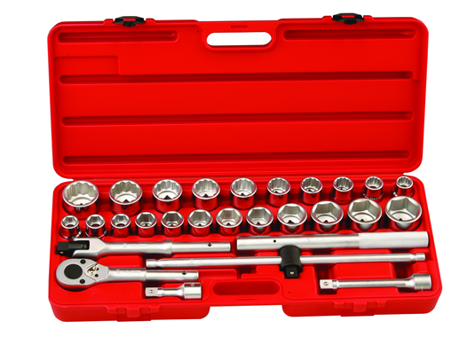 28PC 3/4"DR SAE/MET SKT SET