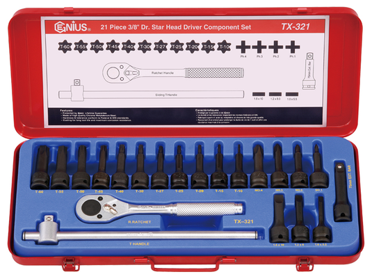 3/8"DR. 21PCS SPECIAL HEAD S.