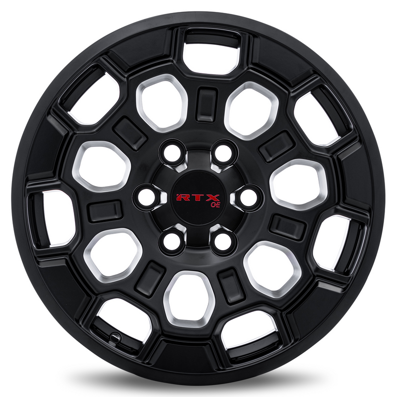 Chargez l'image dans la visionneuse de la galerie, RTX® (OE) • 083389 • TY-03 • Satin Black • 17x7.5 6x139.7 ET10 CB106.1
