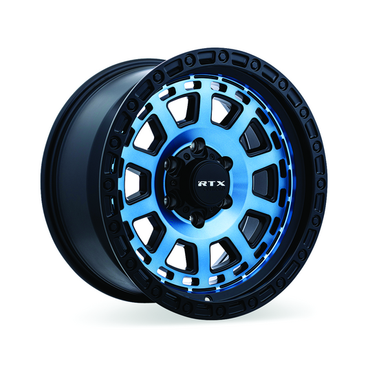 RTX® (Offroad) • 163802 • Titan • Bleu nuit avec rebord noir • 18x9 5x127 ET-15 CB71.5