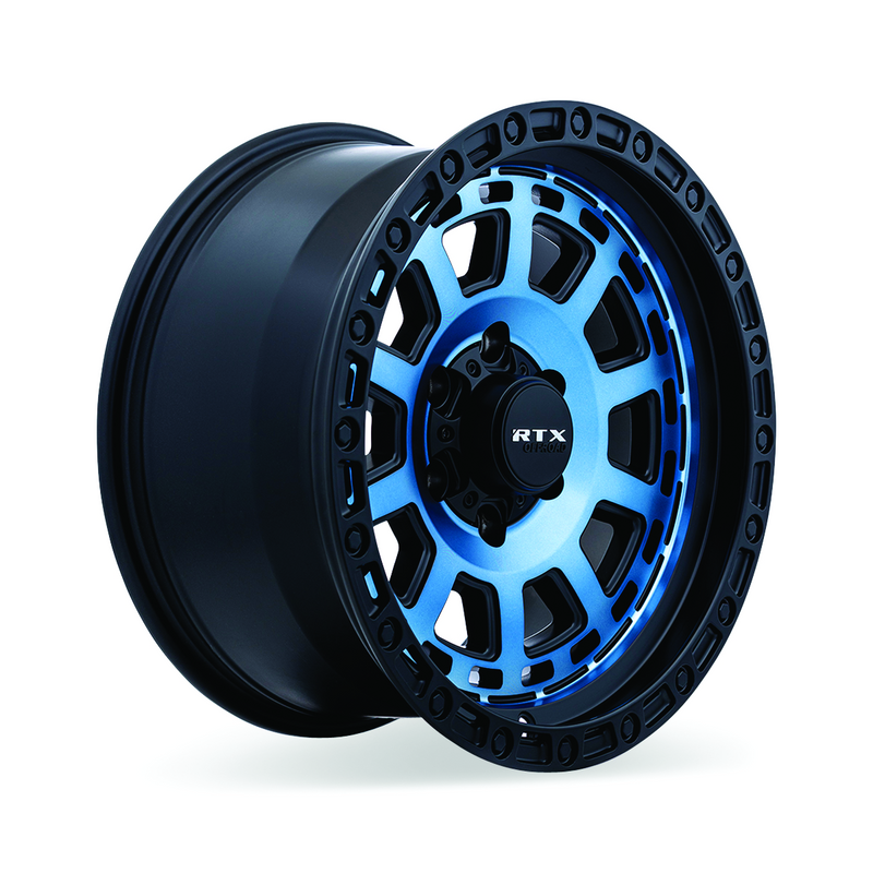 Load image into Gallery viewer, RTX® (Offroad) • 163801 • Titan • Midnight Blue with Black Lip • 18x9 6x139.7 ET0 CB106.1
