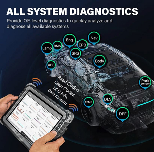 TOPDON TD52110025 - Phoenix Plus Advanced-Level OEM Intelligent 10.1" Diagnostic Tool