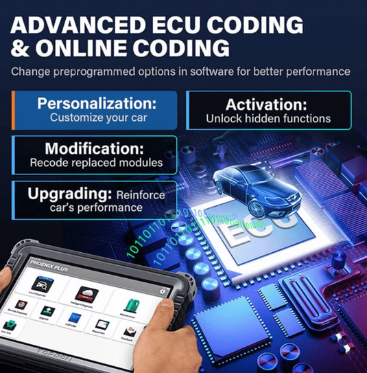 TOPDON TD52110025 - Phoenix Plus Advanced-Level OEM Intelligent 10.1" Diagnostic Tool