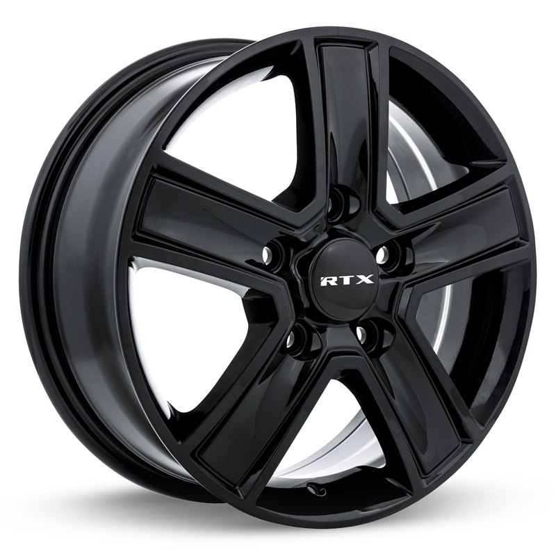 Load image into Gallery viewer, RTX® (RTX) • 507434 • Transit • Gloss Black • 16x6.5 5x160 ET60 CB65.1
