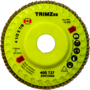 Chargez l&#39;image dans la visionneuse de la galerie, Extreme Abrasives RD39744 - Disque à lamelles 5&quot; 60G Réglable - Zarconia
