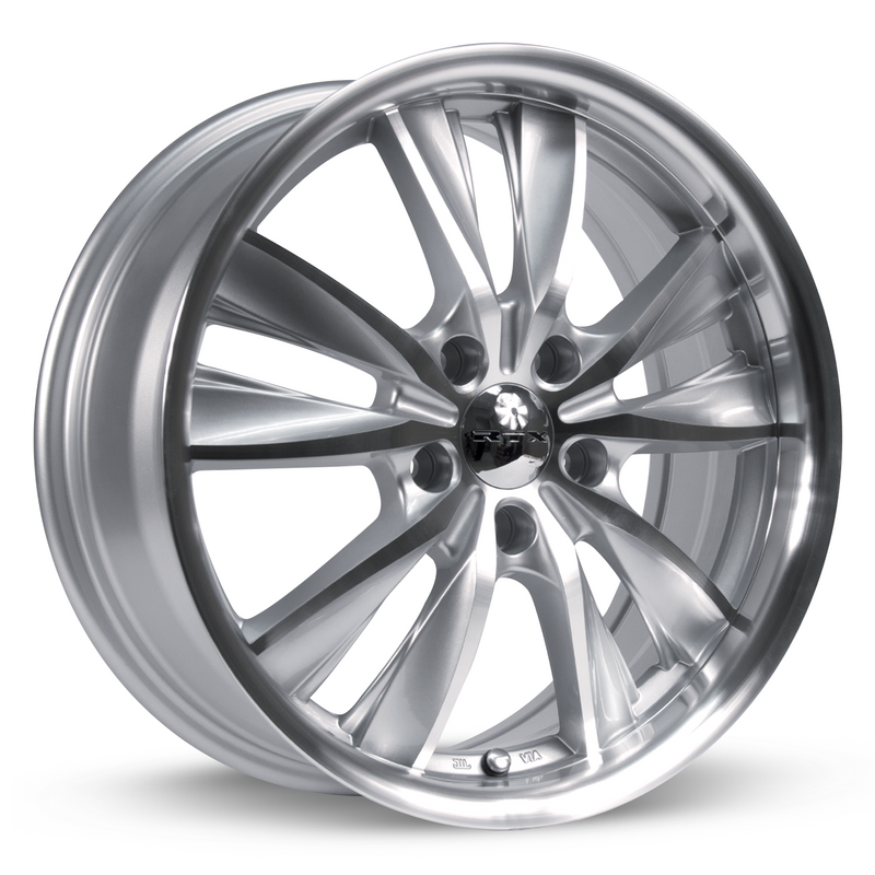 Chargez l'image dans la visionneuse de la galerie, RTX® (RTX) • 081366 • Twist • Argent usiné • 17x7 5x114.3 ET40 CB73.1
