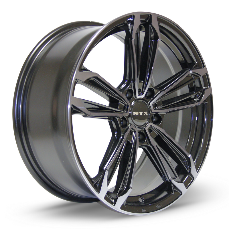 Load image into Gallery viewer, RTX® (RTX) • 082814 • Ultra 5 • Black Machined Grey • 18x8 5x114.3 ET42 CB73.1
