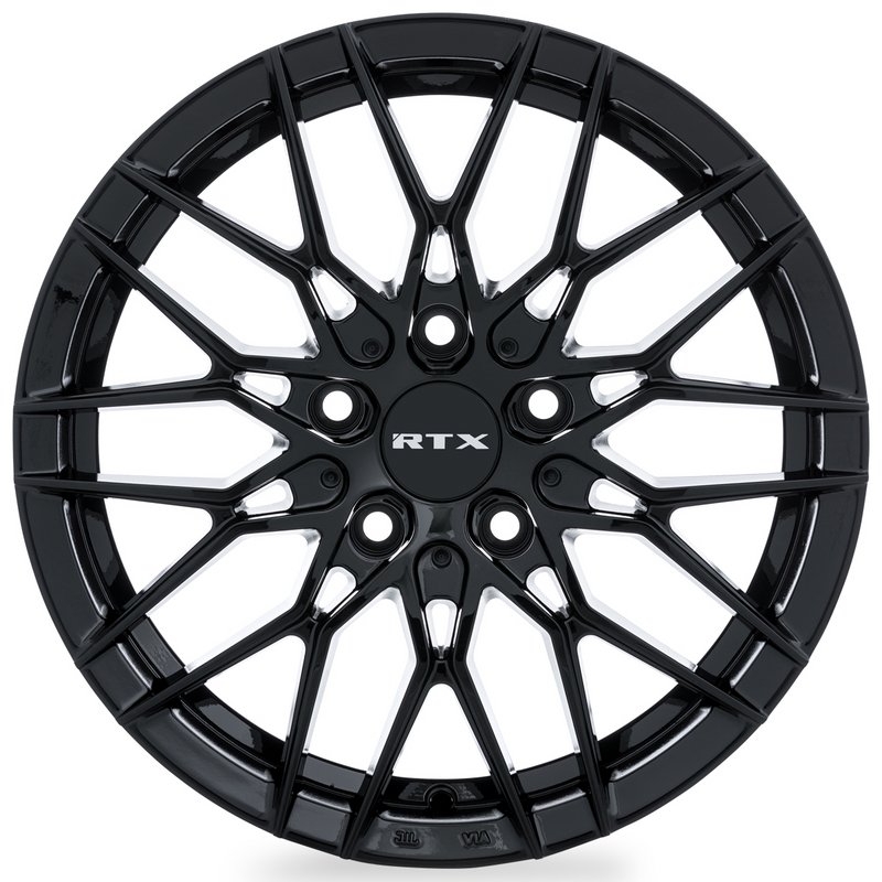 Load image into Gallery viewer, RTX® (RTX) • 082939 • V20 • Gloss Black • 18x8 5x114.3 ET42 CB73.1
