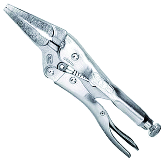 Irwin Tools 1402L3 - Long Nose Locking Pliers with Wire Cutter - RACKTRENDZ