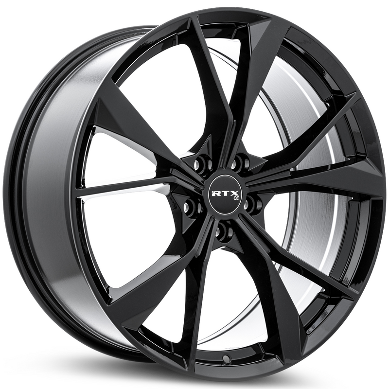 Chargez l&#39;image dans la visionneuse de la galerie, RTX® (OE) • 507438 • VW01 • Gloss Black • 20x8.5 5x112 ET38 CB57.1
