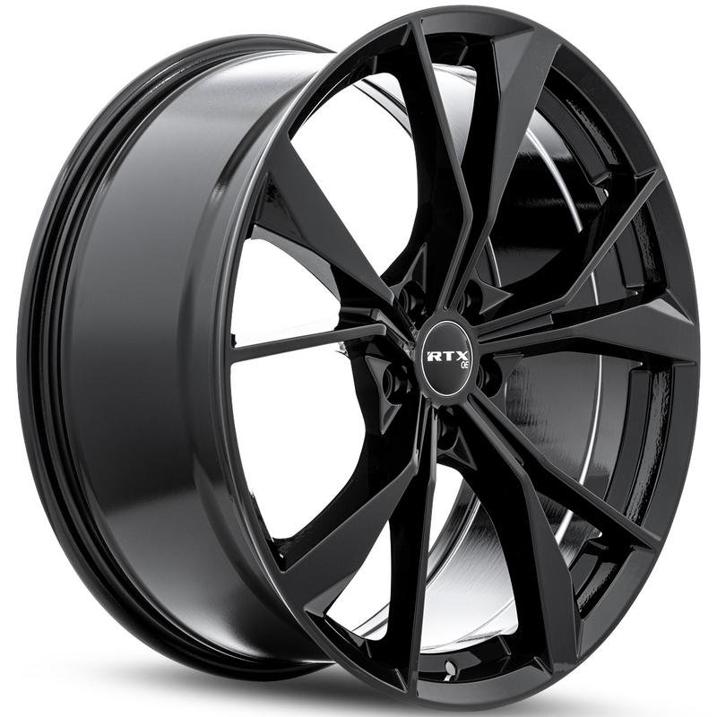 Chargez l&#39;image dans la visionneuse de la galerie, RTX® (OE) • 507438 • VW01 • Gloss Black • 20x8.5 5x112 ET38 CB57.1
