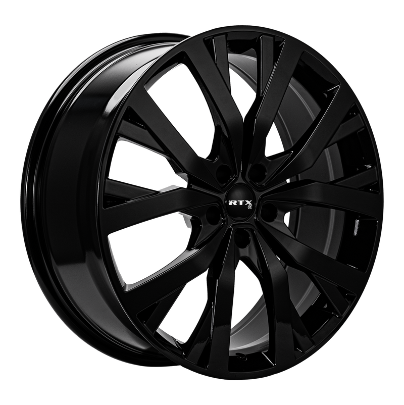 Chargez l&#39;image dans la visionneuse de la galerie, RTX® (OE) • 083402 • VW02 • Gloss Black • 20x8 5x112 ET35 CB57.1
