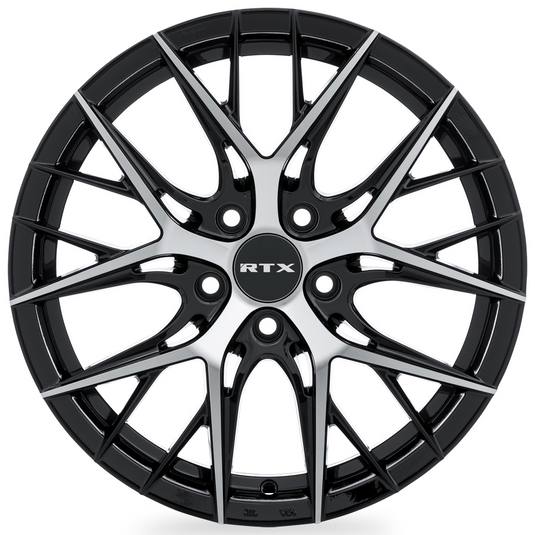 RTX® (RTX) • 082996 • Valkyrie • Gloss Black Machined • 18x8 5x112 ET38 CB66.6