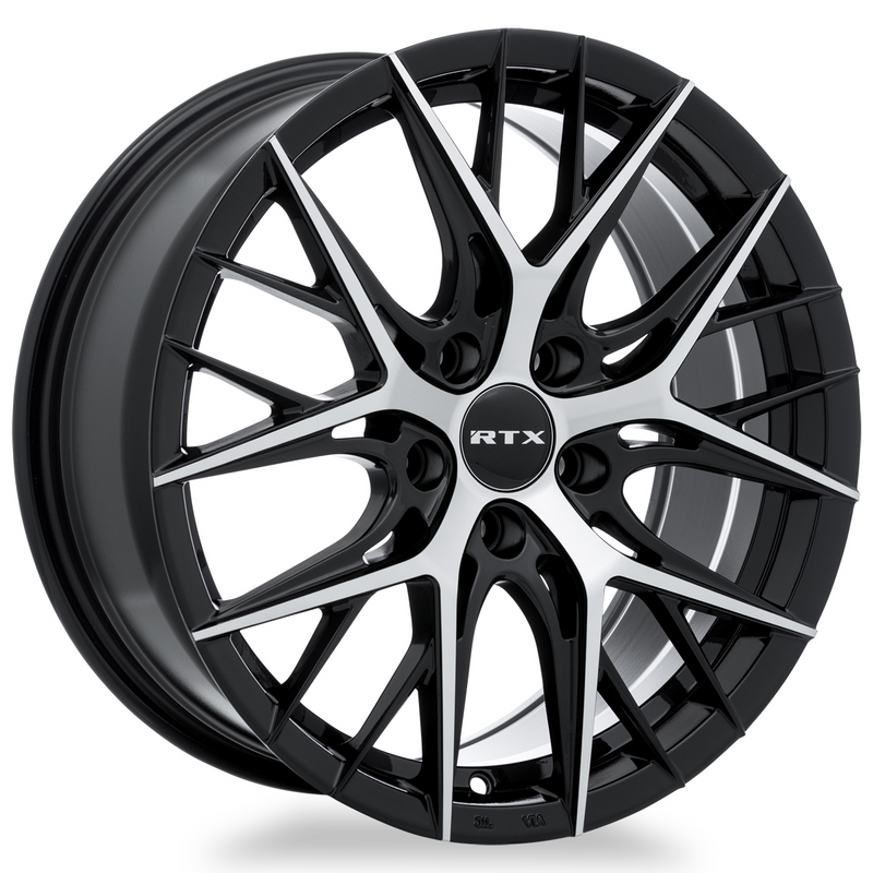 Load image into Gallery viewer, RTX® (RTX) • 082995 • Valkyrie • Gloss Black Machined • 18x8 5x114.3 ET40 CB73.1
