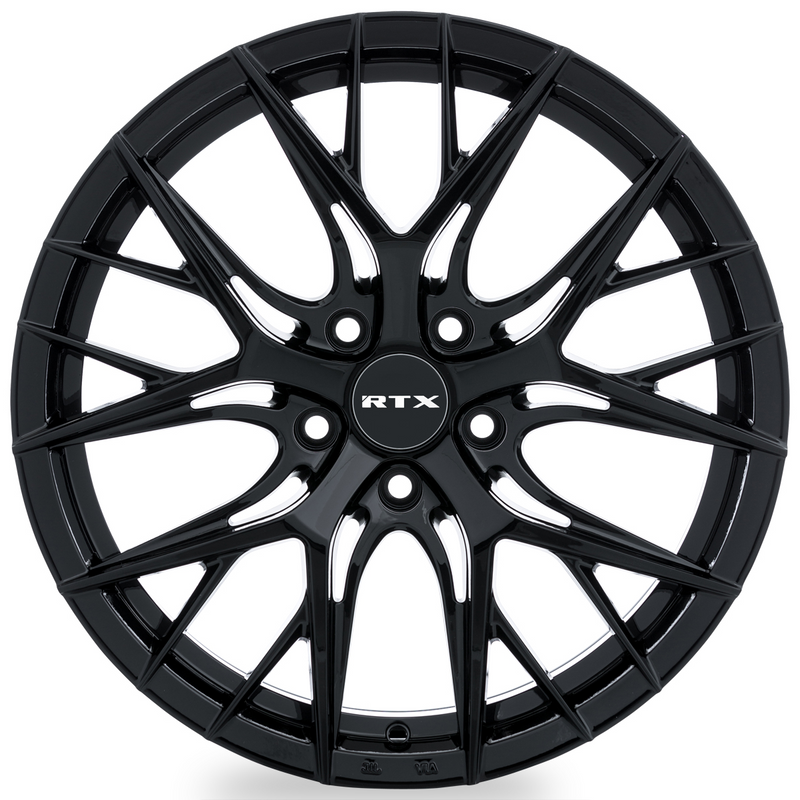 Load image into Gallery viewer, RTX® (RTX) • 083038 • Valkyrie • Gloss Black • 17x7.5 5x114.3 ET40 CB73.1
