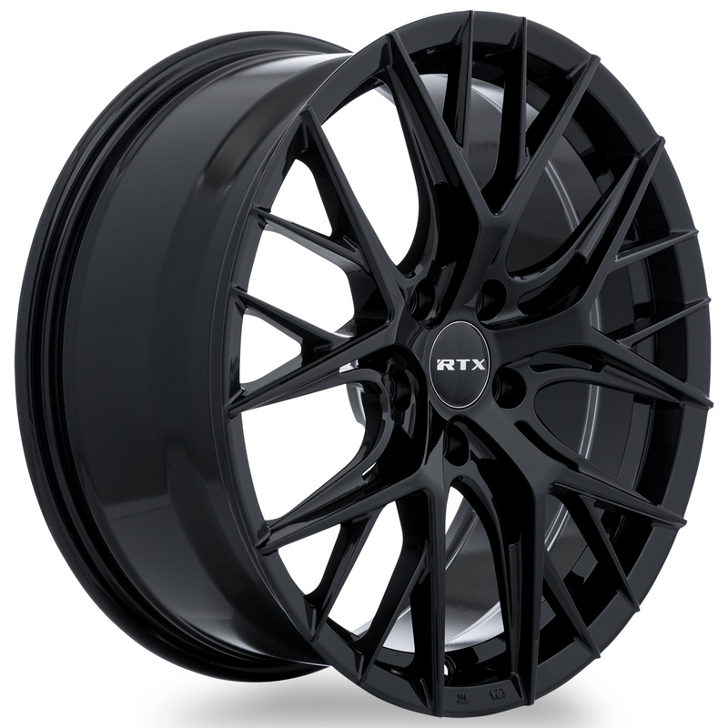 Chargez l&#39;image dans la visionneuse de la galerie, RTX® (R-Spec) • 083037 • Valkyrie • Gloss Black • 20x8.5 5x114.3 ET38 CB73.1
