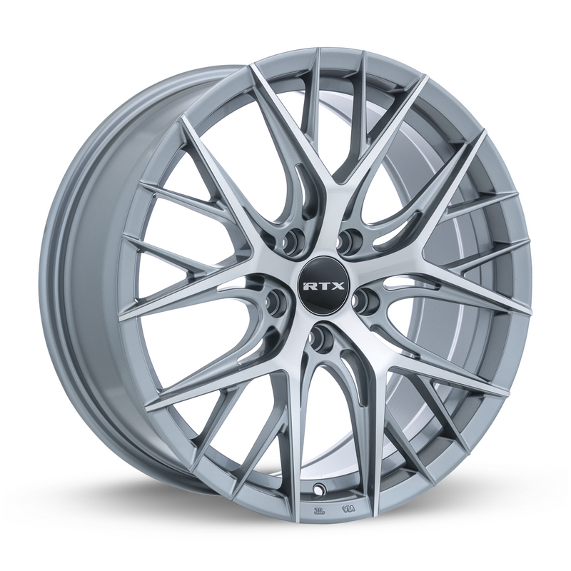 Load image into Gallery viewer, RTX® (RTX) • 083019 • Valkyrie • Lite Gunmetal Machined • 18x8 5x114.3 ET40 CB73.1
