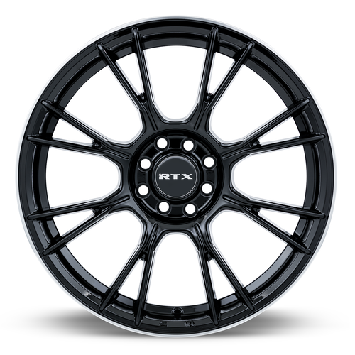 RTX® (RTX) • 082079 • Vapor • Black with Machined Lip • 18x8 5x114.3 ET40 CB73.1