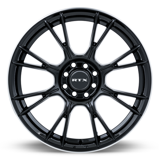 RTX® (RTX) • 082079 • Vapor • Black with Machined Lip • 18x8 5x114.3 ET40 CB73.1