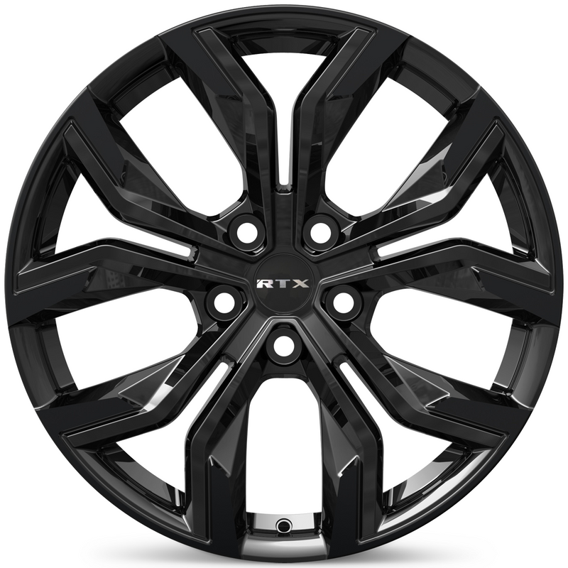 Load image into Gallery viewer, RTX® (RTX) • 083295 • Venom • Gloss Black • 18x7.5 5x114.3 ET48 CB56.1
