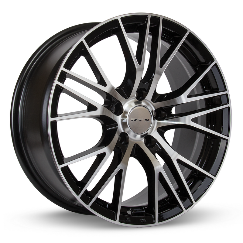 Load image into Gallery viewer, RTX® (RTX) • 081918 • Vertex • Black Machined • 18x8 5x108 ET38 CB63.4
