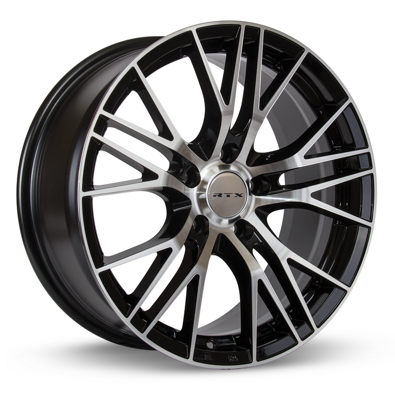 Load image into Gallery viewer, RTX® (RTX) • 081914 • Vertex • Black Machined • 17x7.5 5x110 ET32 CB65.1
