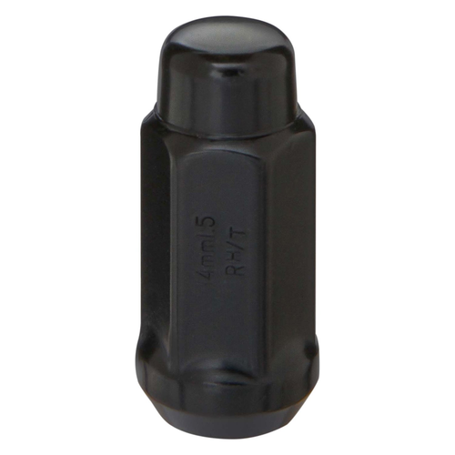 Westcoast W1014HB - (1) Black 1-PC Bulge Acorn Nut 14x1.5 35mm 19mm Hex - RACKTRENDZ