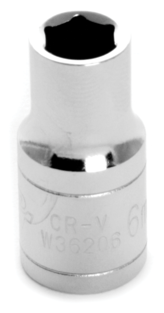 SOCKET 1/4"X6MM