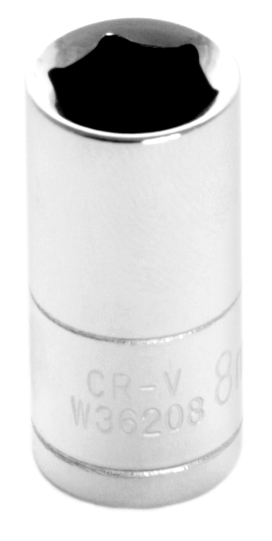 SOCKET 1/4"X8MM