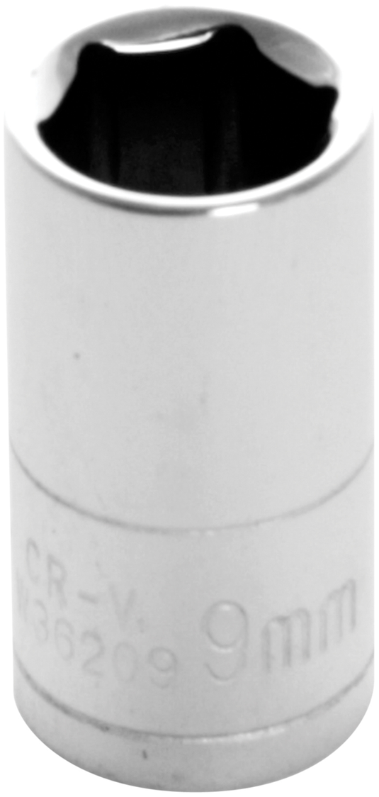 SOCKET 1/4"X9MM