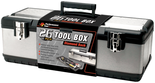 BOÎTE À OUTILS EN ACIER 26 PO