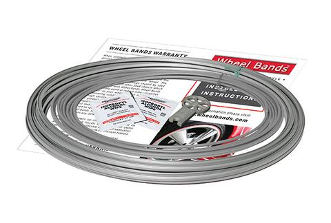 Wheel Bands WBRSSL - Silver Track Kit  8.3 m w/Silver Insert