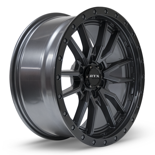 RTX® (Offroad) • 082829 • Wolf • Black with Grey Center • 20x9 6x135 ET10 CB87.1