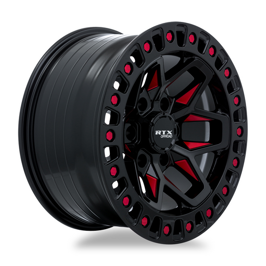 RTX® (Offroad) • 082932 • Zion • Black Milled Red • 18x9 6x139.7 ET0 CB106.1