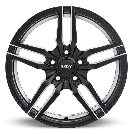 RTX® (R-Spec) • 082114 • Zénith • Noir satiné fraisé • 19x9,5 5x120 ET38 CB72.6