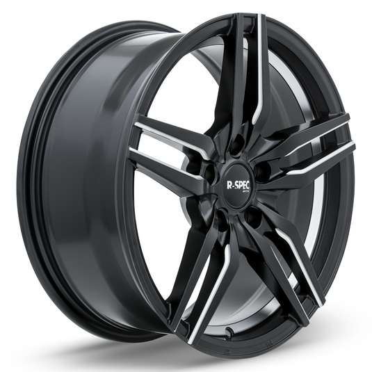 RTX® (R-Spec) • 082110 • Zénith • Noir satiné fraisé • 18x9 5x120 ET38 CB72.6