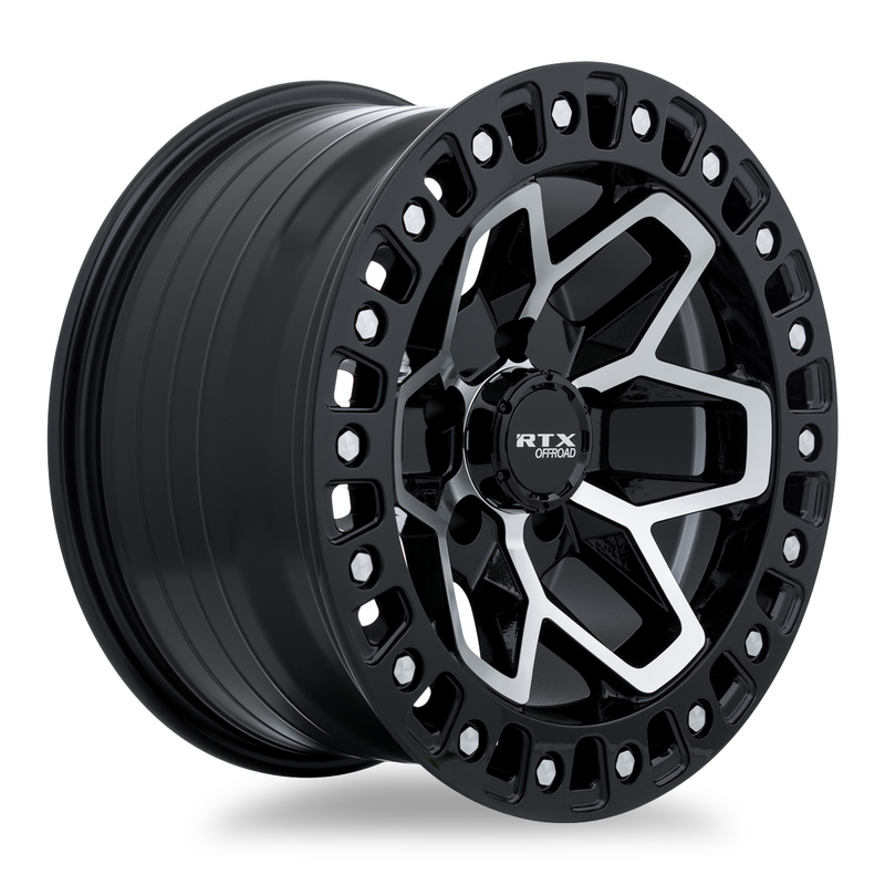 Load image into Gallery viewer, RTX® (Offroad) • 083028 • Zion • Gloss Black Machined • 20x9 6x139.7 ET0 CB106.1
