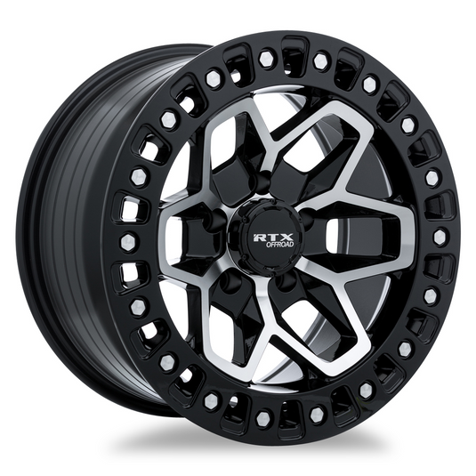 RTX® (Tout-terrain) • 082985 • Zion • Noir brillant usiné • 18x9 5x127 ET0 CB71.5